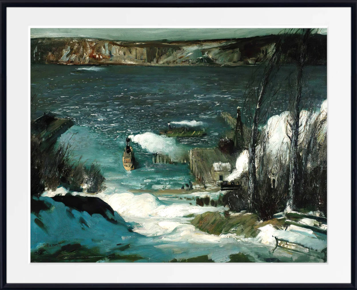 George Bellows Print, North River (1908)