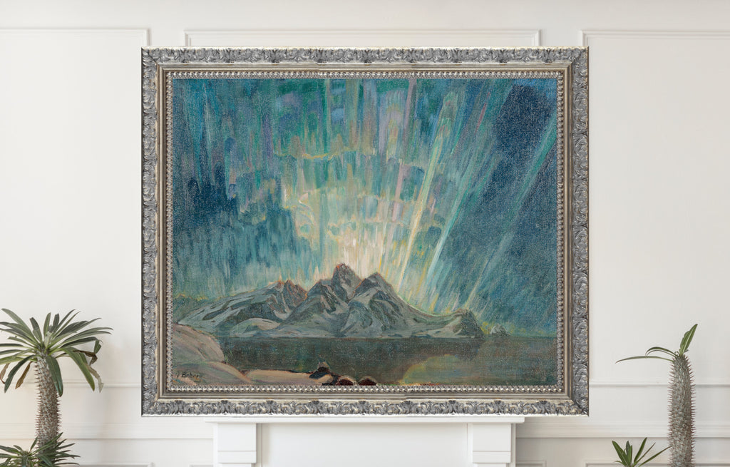 Anna Boberg, Northern Lights a Study from North Norway