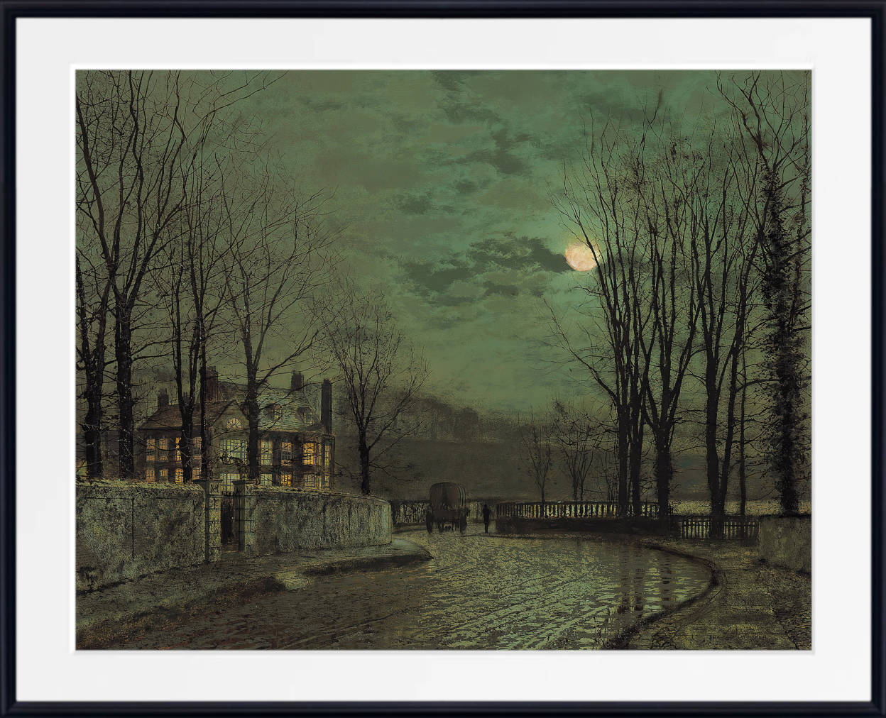 John Atkinson Grimshaw Print: November Moonlight (1883)