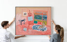 Nude in the Red Studio of Vence (1945) by Raoul Dufy – Fine Art Prints 