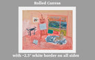 Nude in the Red Studio of Vence (1945) by Raoul Dufy – Fine Art Prints 