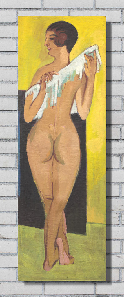 Nude Figure (reverse) (1907) by Ernst Ludwig Kirchner