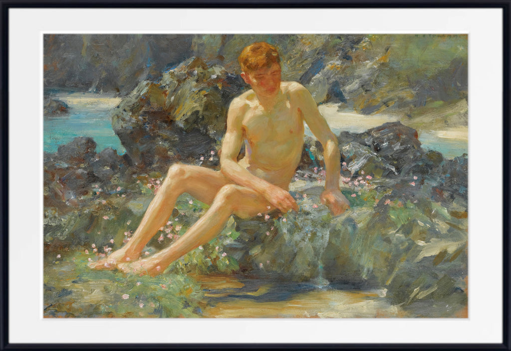 Nude On The Rocks (1927), Henry Scott Tuke