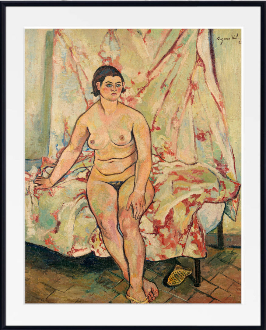 Suzanne Valadon Fine Art Print : Nude Sitting on the Edge of a Bed
