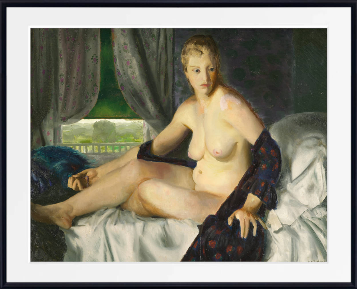 George Bellows Fine Art Print, Nude With Fan