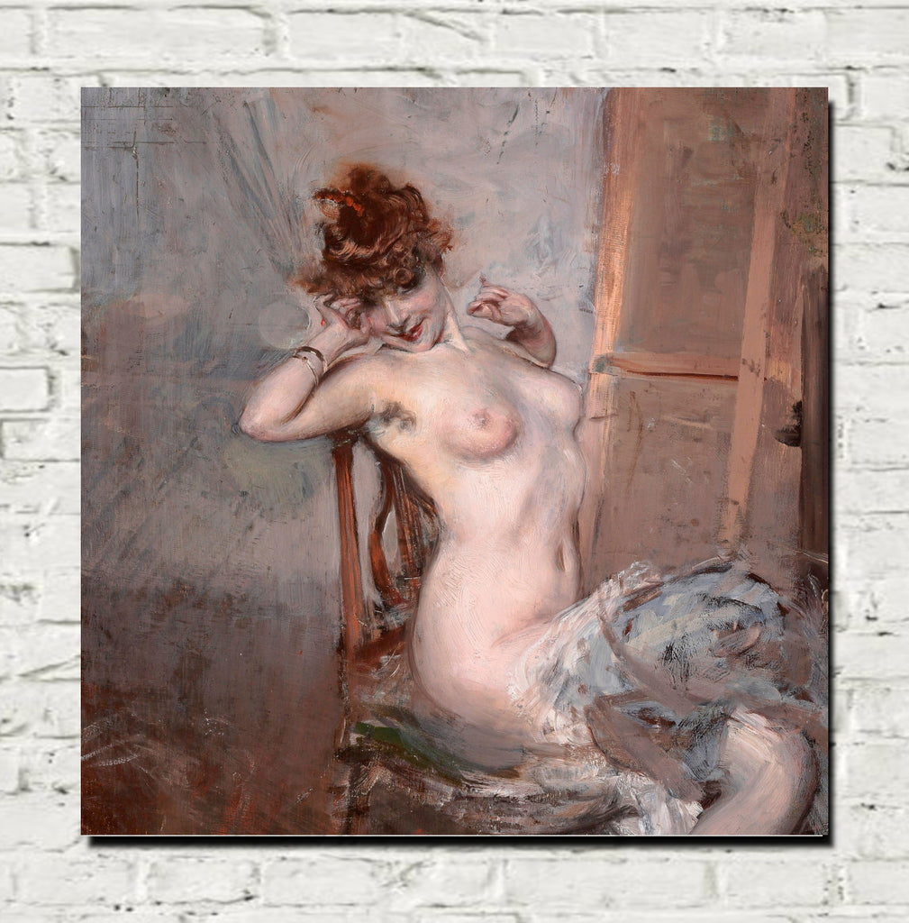Seated Nude by Giovanni Boldini
