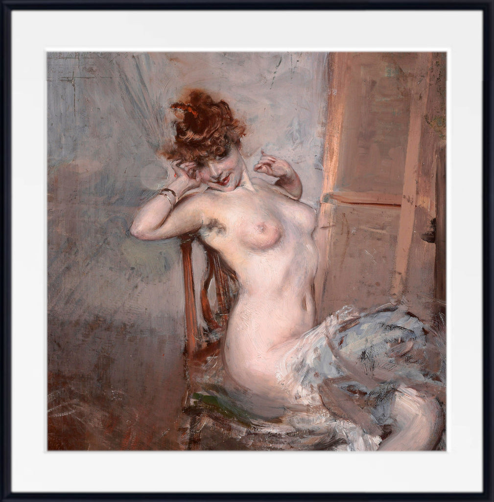 Seated Nude by Giovanni Boldini