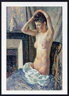 Maximilien Luce Print, Nude Styling Hair (1889)