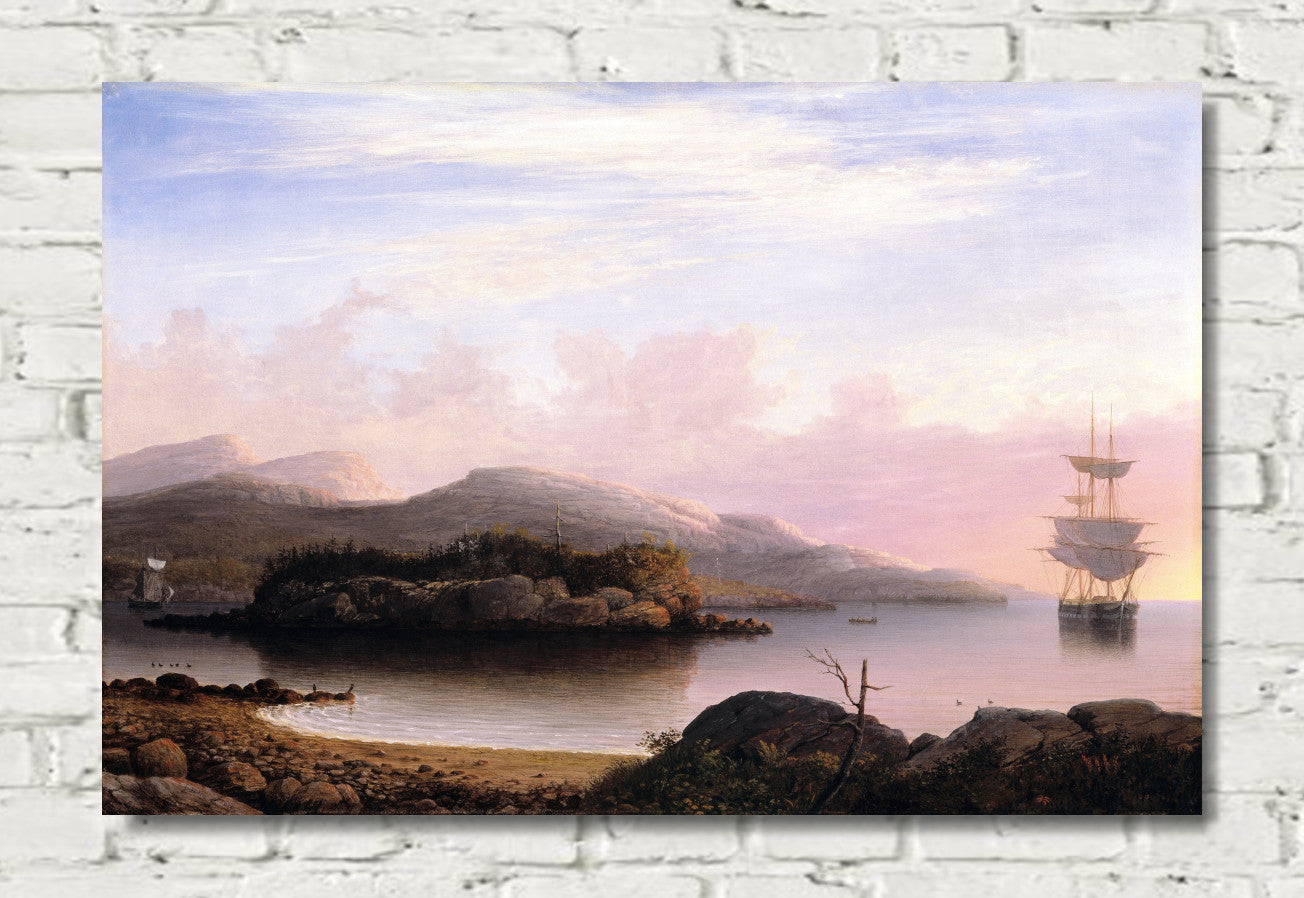 Off Mount Desert Island (1856) by Fitz Henry Lane