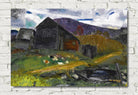 George Bellows Print, Old Barn, Shady Valley (1920)