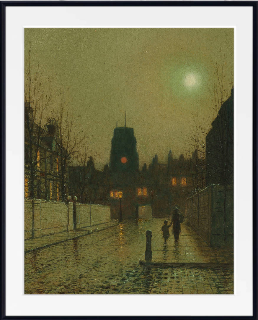 John Atkinson Grimshaw Fine Art Print: Old Chelsea