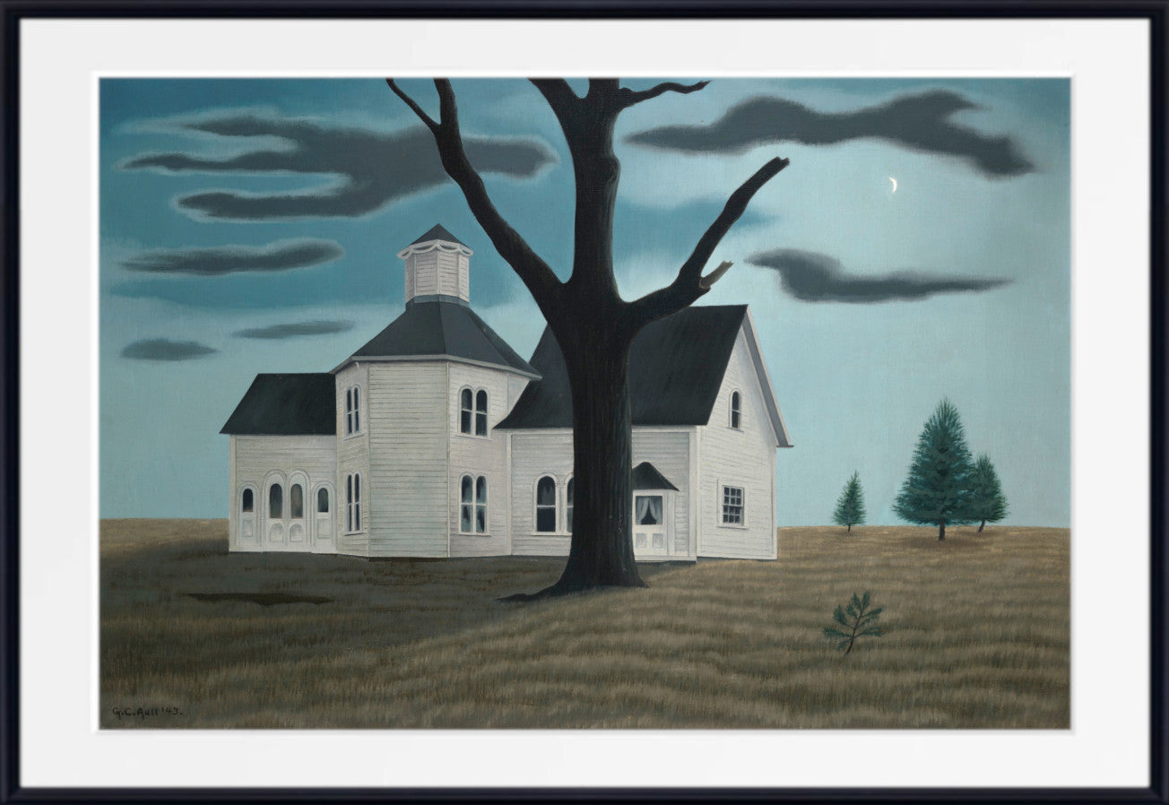 George Ault Fine Art Print, Old House, New Moon (1943)
