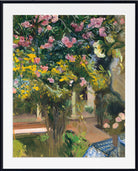 Joaquín Sorolla Print, Oleanders, the courtyard of the artist’s home