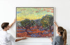 Vincent van Gogh Print, Olive Grove, Orange Sky