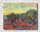 Vincent van Gogh Print, Olive Grove, Orange Sky