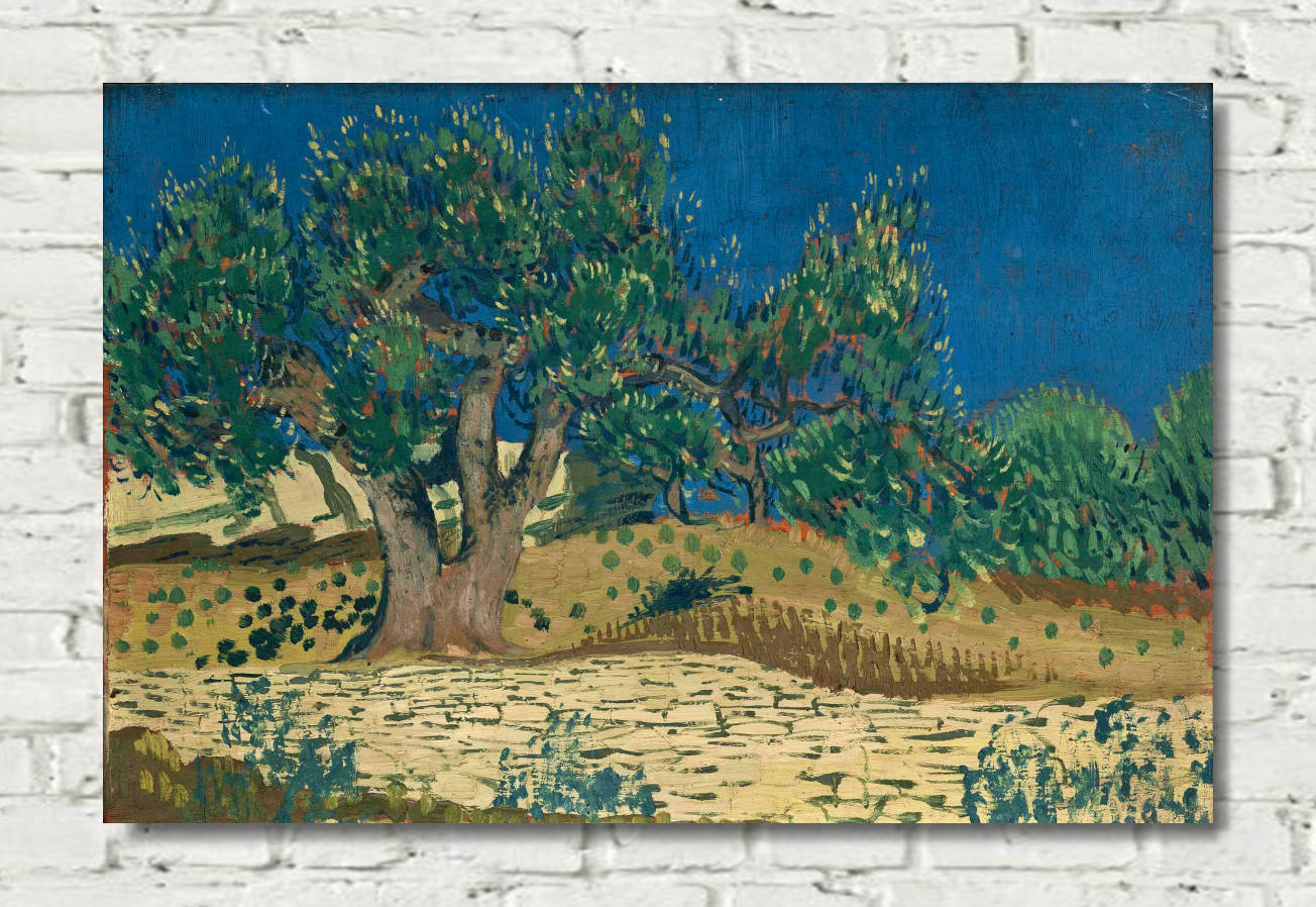 Derwent Lees Print, Olive Tree