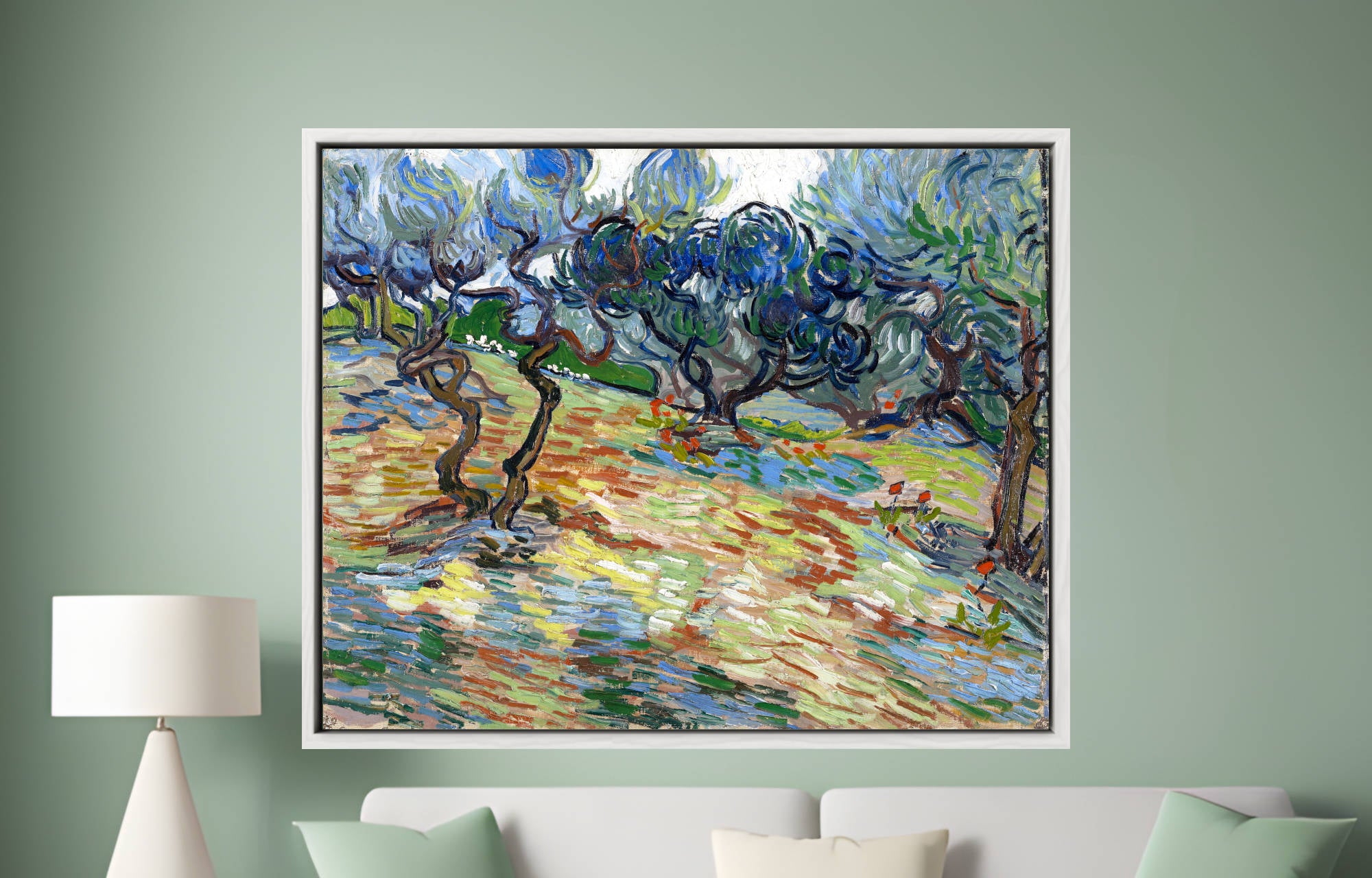 Vincent van Gogh Print, Olive Trees (September 1889)