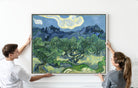 Vincent Van Gogh Fine Art Print, Olive Trees with the Alpilles in the Background