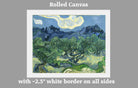 Vincent Van Gogh Fine Art Print, Olive Trees with the Alpilles in the Background