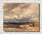 David Cox Print, On Carrington Moss (1851)