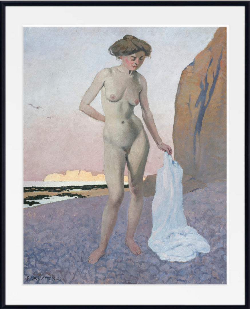 On The Beach, Félix Vallotton Fine Art Print