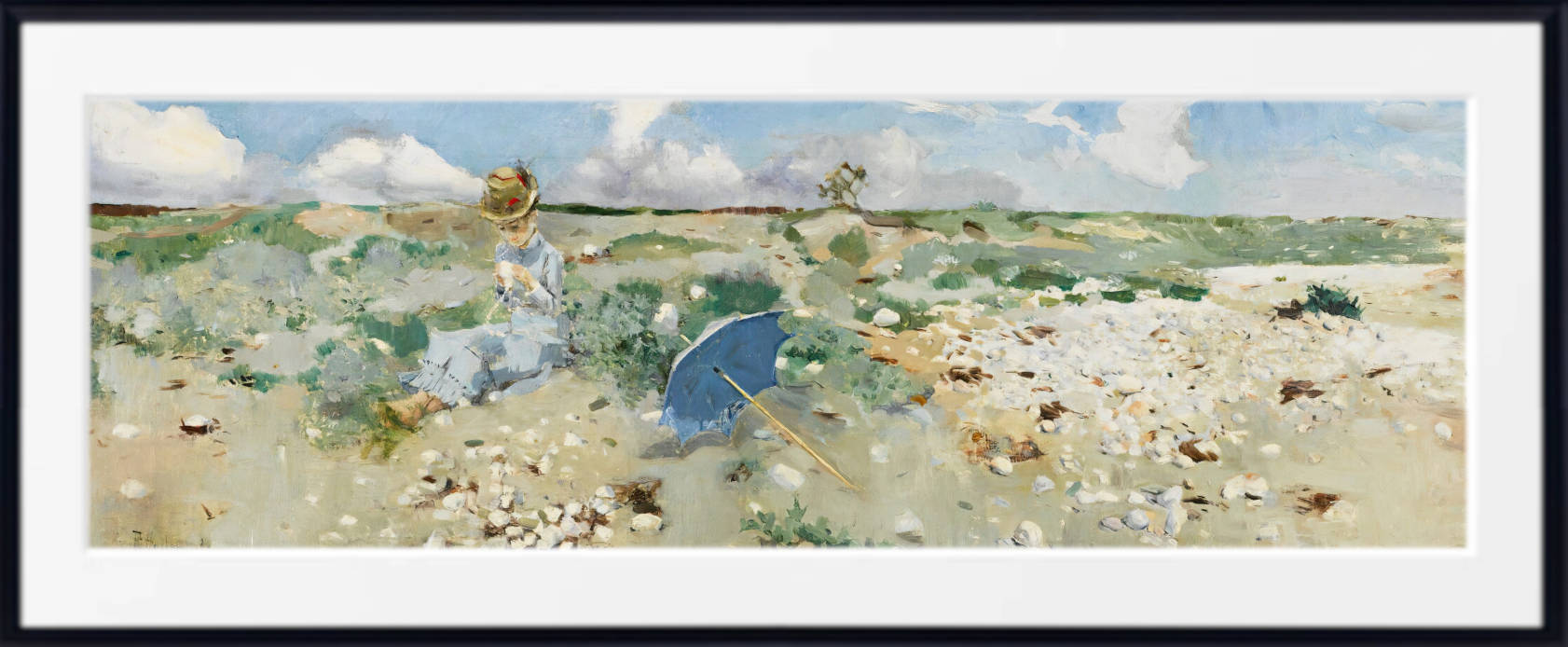 Paul-César Helleu Print, On The Beach