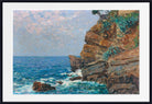 On The Sestri Levante Coast, Alfred Zoff Framed Print