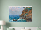 On The Sestri Levante Coast, Alfred Zoff Framed Print