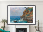 On The Sestri Levante Coast, Alfred Zoff Framed Print