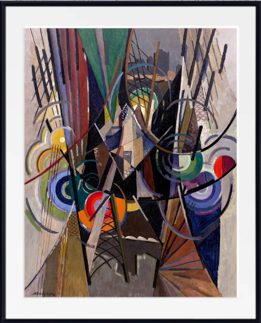 Albert Gleizes Fine Art Print, On Brooklyn Bridge