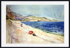 Cass Gilbert Print, On the Beach below the Promenade des Anglais, Nice, France (1898)