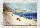 Cass Gilbert Print, On the Beach below the Promenade des Anglais, Nice, France (1898)