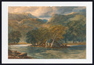 David Cox Print, On the Conway River, North Wales