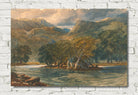 David Cox Print, On the Conway River, North Wales