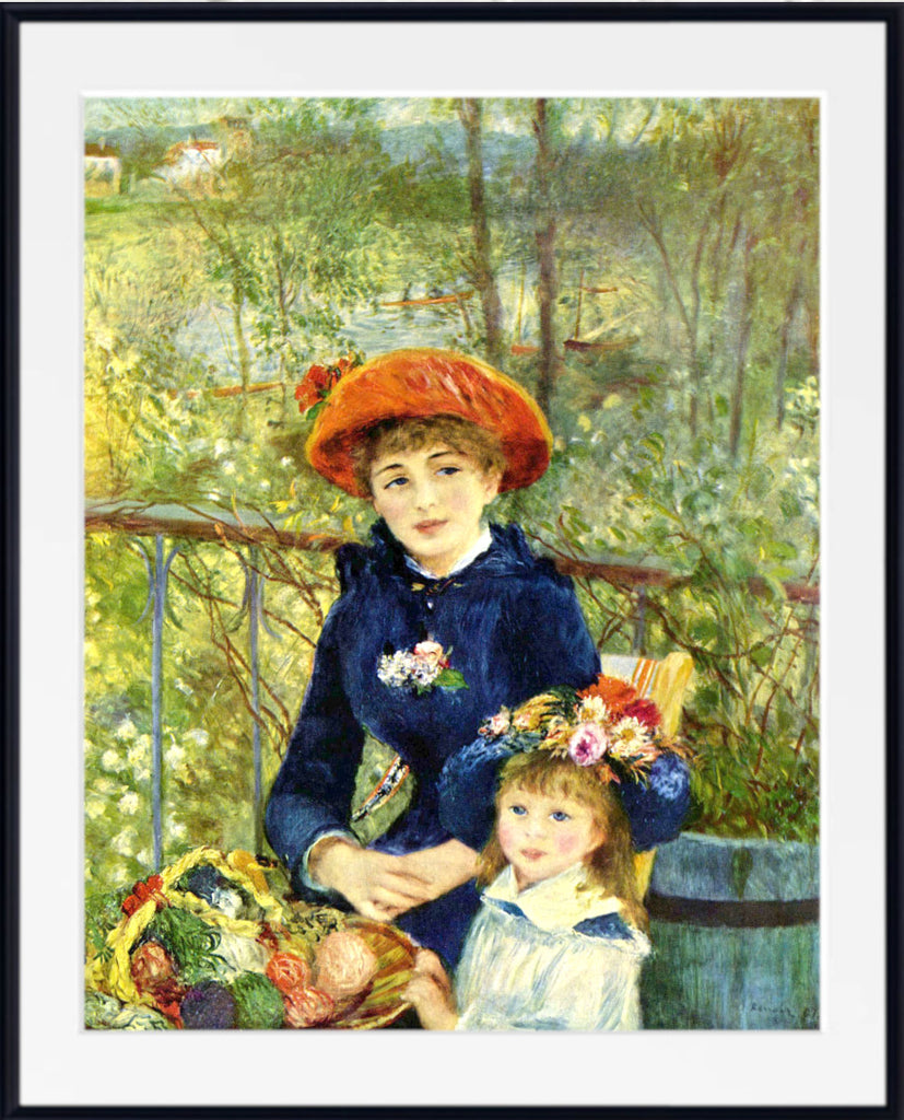 Renoir, Impressionist Fine Art Print, On The Terrace
