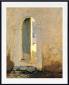 John Singer Sargent Print, Open Doorway, Morocco (c 1879)