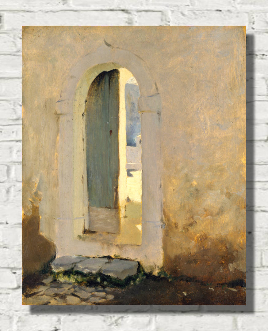 John Singer Sargent Print, Open Doorway, Morocco (c 1879)