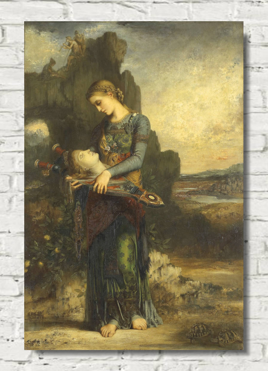 Gustave Moreau Fine Art Print, Orpheus (1865)