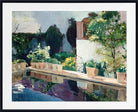 Joaquín Sorolla Print, Palace of Pond, Royal Gardens in Seville (1910)