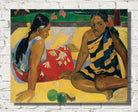 Paul Gauguin Print : Parau Api (What News?)