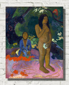 Paul Gauguin Print : Parau na te Varua ino (Words of the Devil) 1892