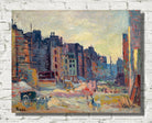 Maximilien Luce Print, Paris, The Opening of the Rue Réaumur (1907-08)