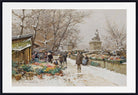 Eugène Galien-Laloue Fine Art Print : Paris, Un coin de quai