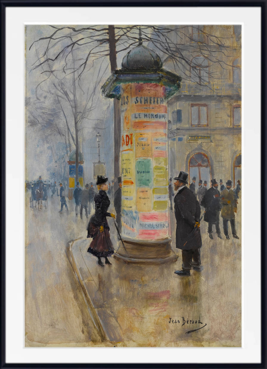 Jean Béraud Impressionist Fine Art Print, Paris Street Scene