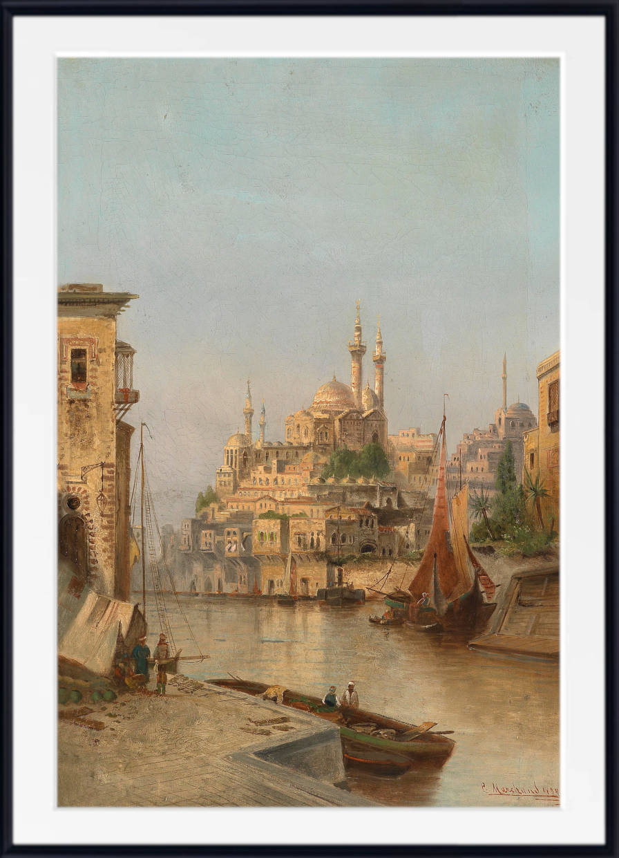 Karl Kaufmann Print, View of Istanbul (1899)