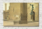 Carl Holsøe Print, Parts between Loggia dei Lanzi in Florence