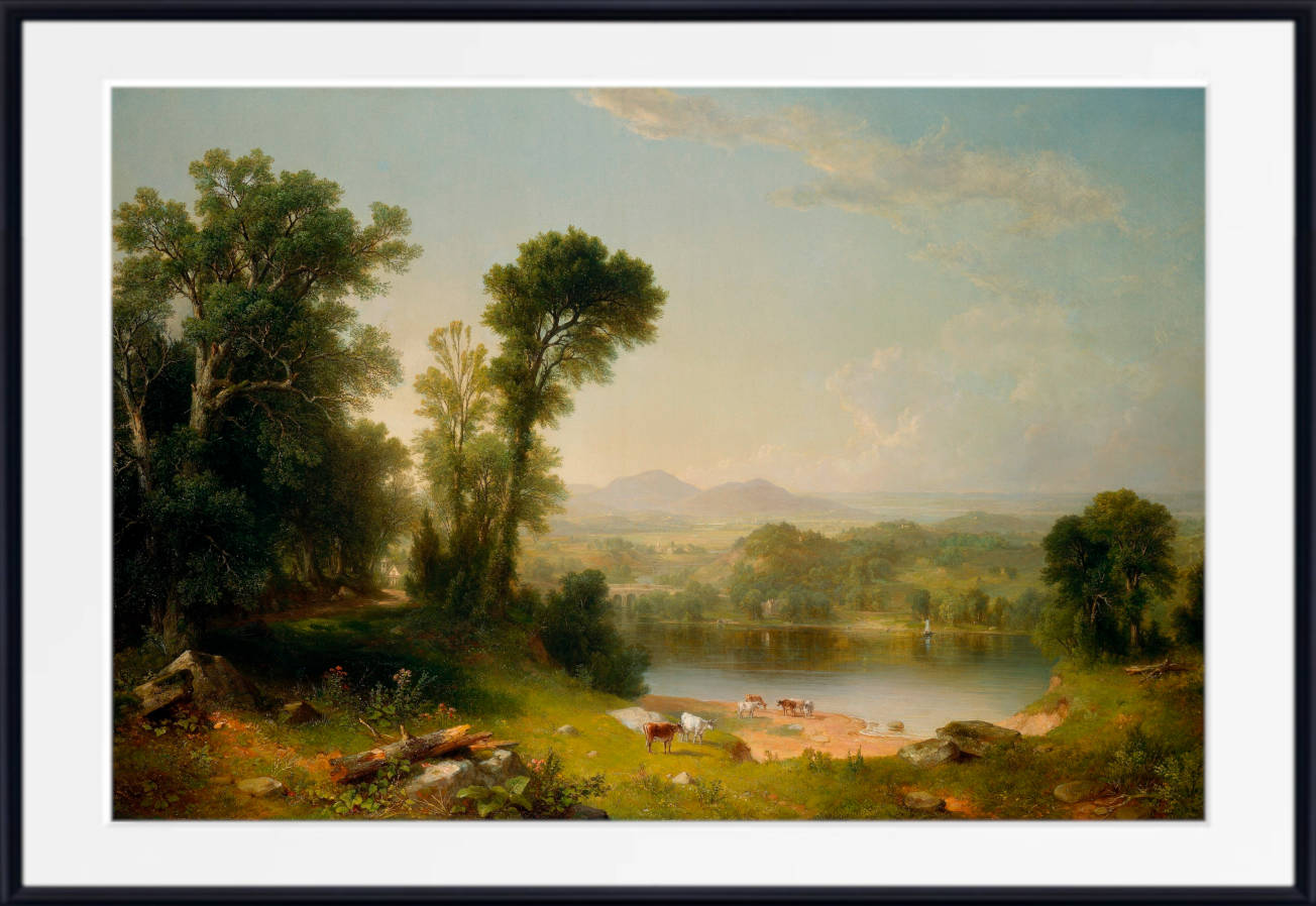 Asher Brown Durand Print, Pastoral Landscape