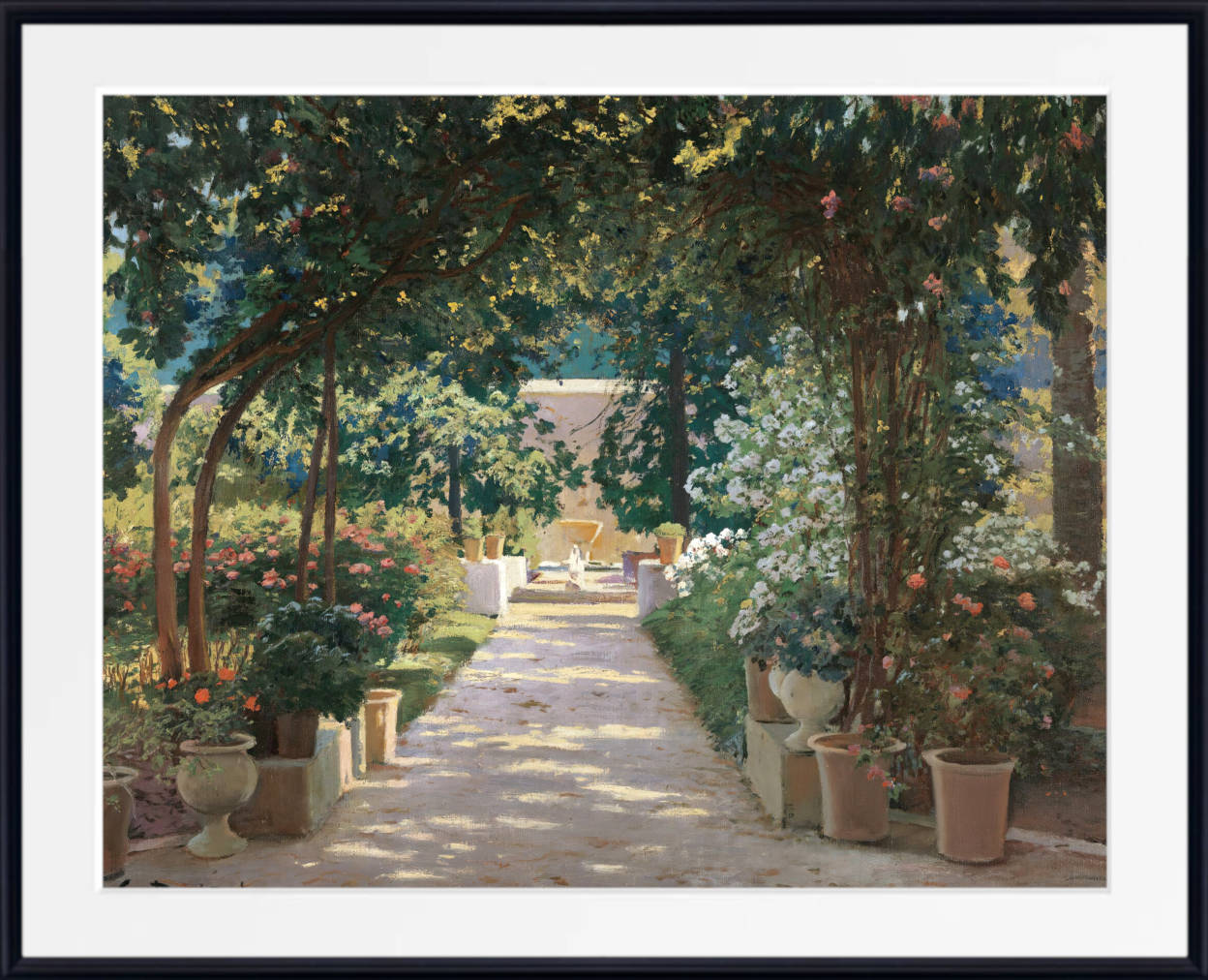 Santiago Rusinol Print, Pati De Játiva (Terrace In Játiva, Valencia)