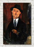 Amedeo Modigliani Wall Art Print : Paul Guillaume, Novo Pilota (1915)