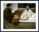 Paul Cézanne Post-Impressionist Fine Art Print, Paul Alexis Reading a Manuscript to Zola